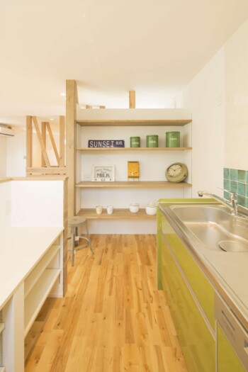 美容院併設住宅　施工事例