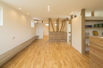 美容院併設住宅　施工事例