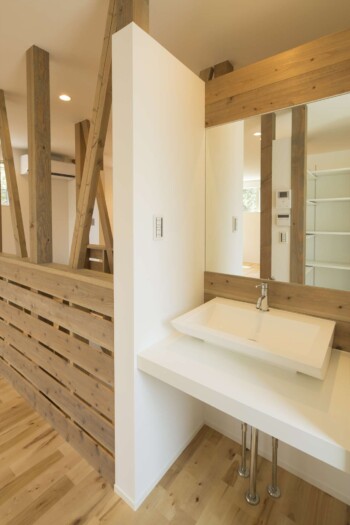 美容院併設住宅　施工事例