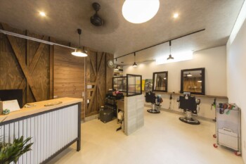 美容院併設住宅　施工事例