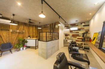 美容院併設住宅　施工事例